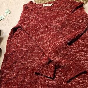 Faded Glory Maroon Cowl Neck Sweater